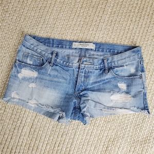 Abercrombie Distressed Grunge Jean Shorts W 30